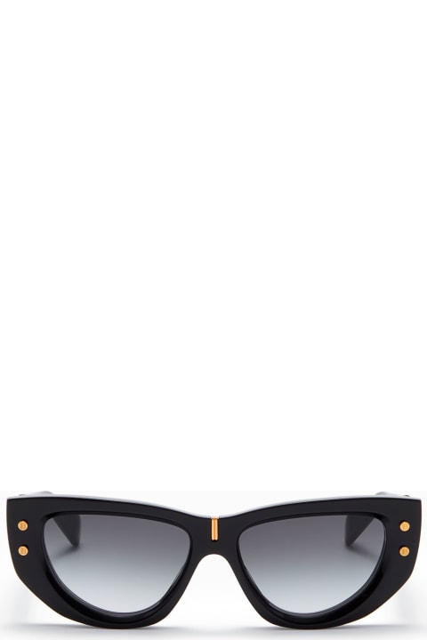 メンズ新着アイテム Balmain B-muse - Black / Gold Sunglasses