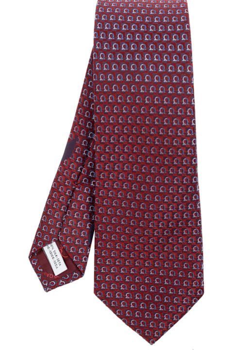Ferragamo Ties for Men Ferragamo Ferragamo Silk Tie