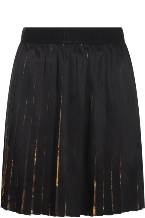 Versace Jeans Couture Skirts for Women Versace Jeans Couture Elasticated Waistband Pleated Skirt