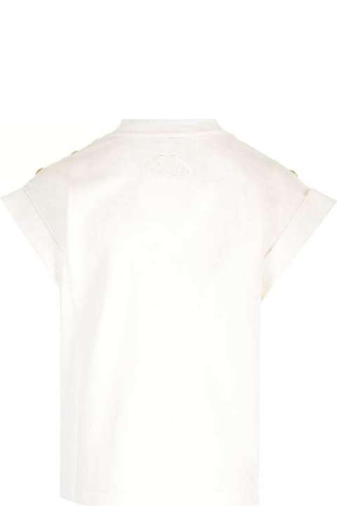 Alexander McQueen Topwear for Women Alexander McQueen Seal Button T-shirt