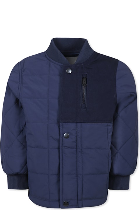 ボーイズ Moloのコート＆ジャケット Molo Blue Down Jacket For Boy
