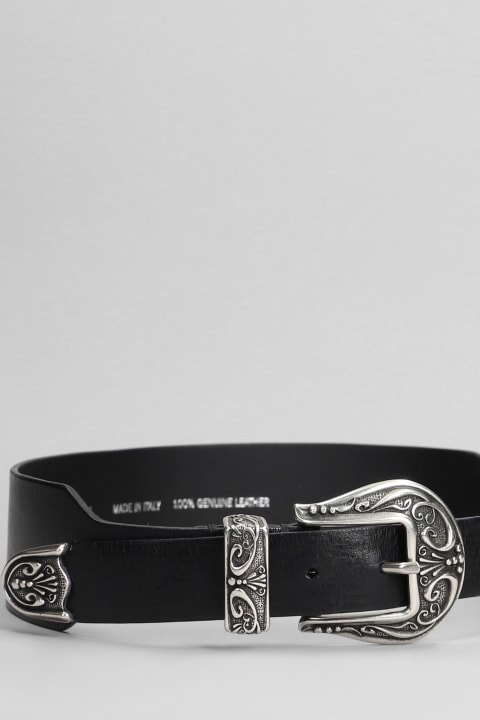 ウィメンズ Golden Gooseのアクセサリー Golden Goose Belts In Black Leather