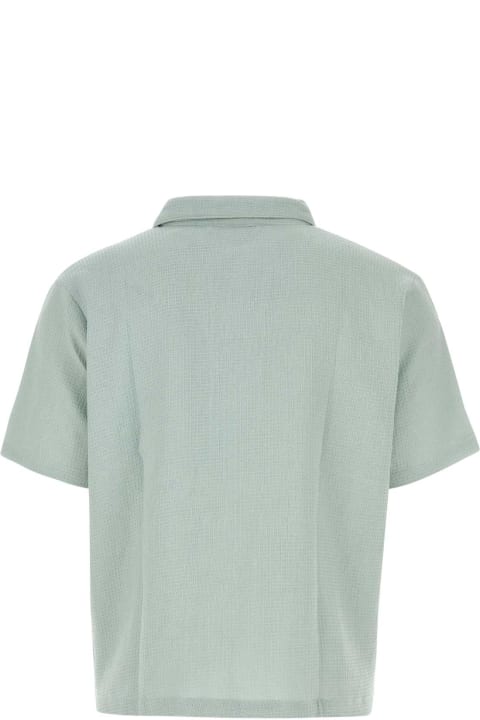 Clothing Sale for Men Gimaguas Sage Green Cotton Sunny Shirt