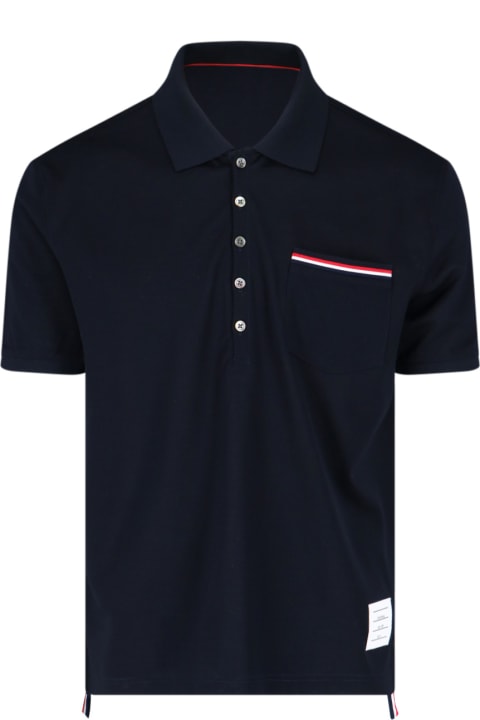 Homeware Thom Browne Logo Polo Shirt