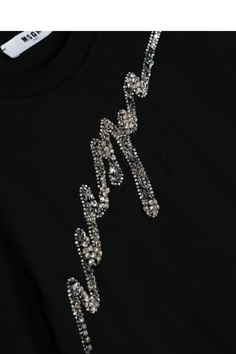 Sale for Kids MSGM Crop Girl T-shirt
