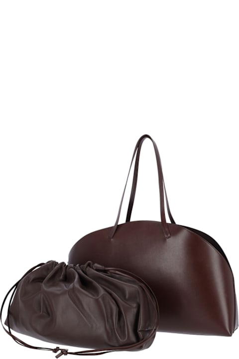 Jil Sander Shoulder Bags for Women Jil Sander Large Shoulder Bag "curve Shoulder"