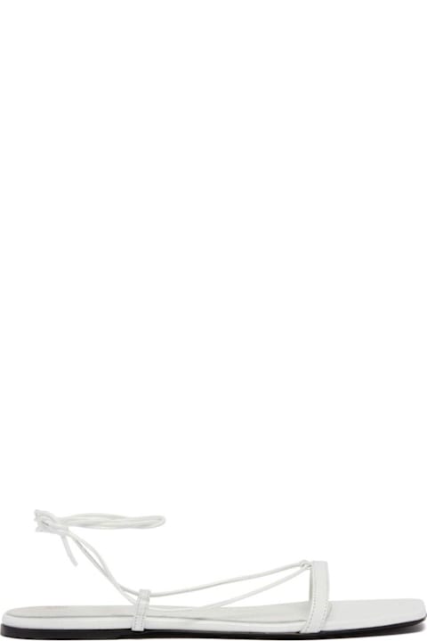 Totême Sandals for Women Totême Croco Tie Single-toe Strap Sandals