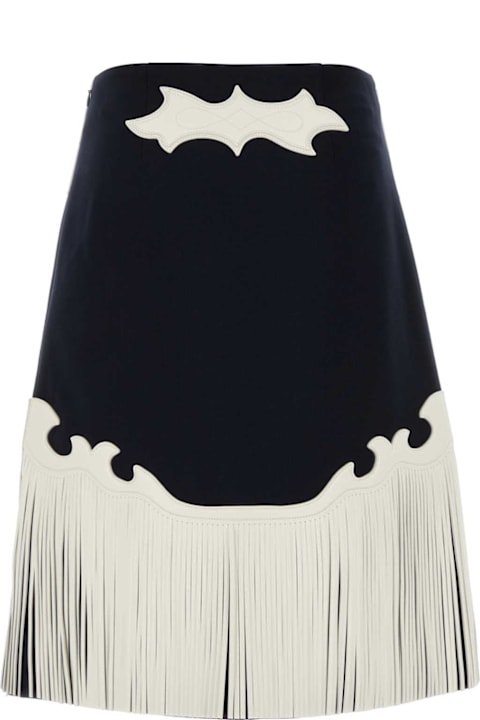 Prada Skirts for Women Prada Midnight Blue Wool Skirt