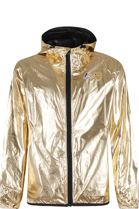 Comme des Garçons Play معاطف وجواكت لـ القسم الرجالي Comme des Garçons Play Jacket Gold Emblem