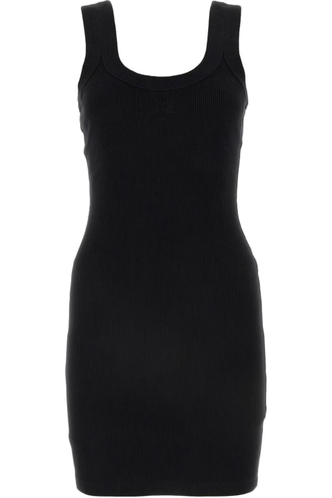 Fashion for Women Alexander Wang Black Stretch Cotton Mini Dress