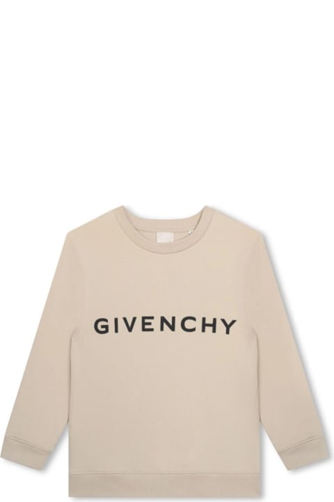 Topwear for Boys Givenchy Givenchy Kids Sweaters Beige