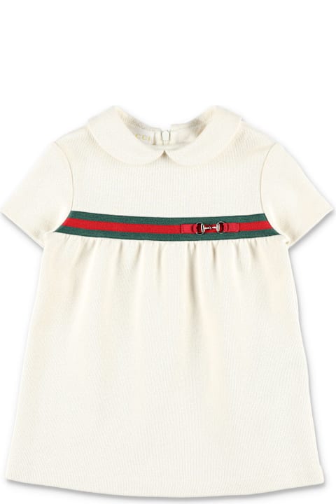 Homeware Gucci Gucci Baby Cotton Web Dress