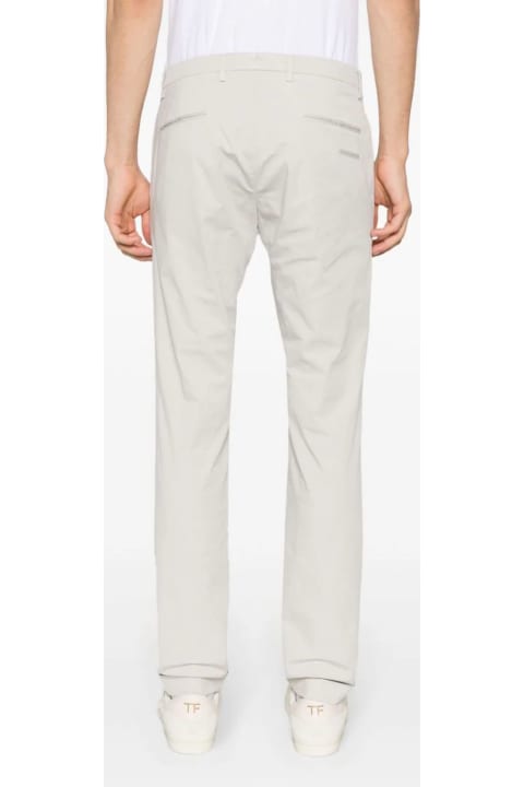 メンズ新着アイテム Briglia 1949 Off-white Stretch-cotton Trousers