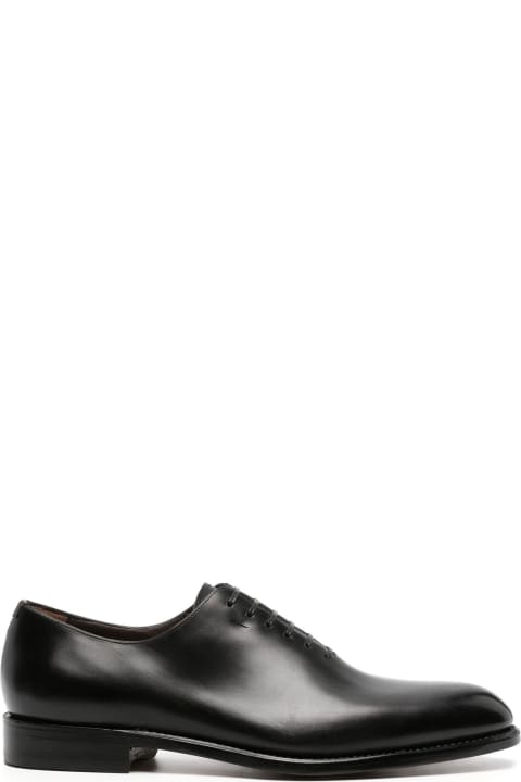 Ferragamo Loafers & Boat Shoes for Women Ferragamo Black Calf Leather Derby Shoes