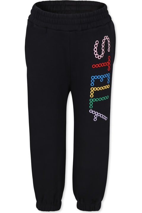 Homeware Stella McCartney Kids Black Trousers For Girl With Logo
