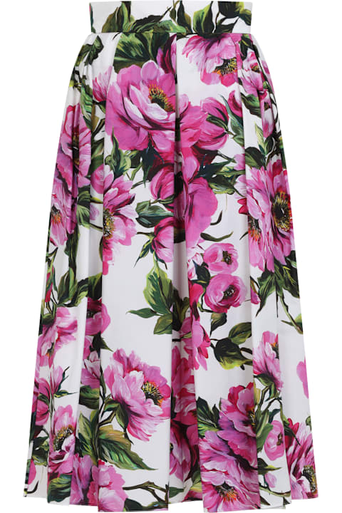 Homeware Dolce 
Gabbana Pink Cotton Skirt