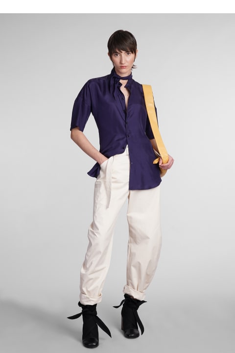Fashion for Women Lemaire Shirt In Viola Silk