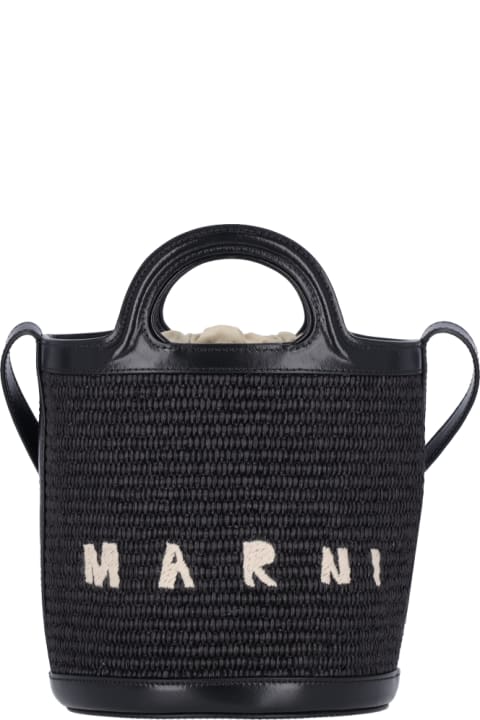 Marni Totes for Women Marni Small Bucket Bag "tropicalia"