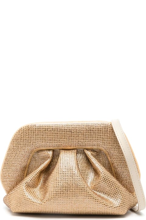 Sale for Women THEMOIRè Gold Gea Rhinestone Clutch Bag