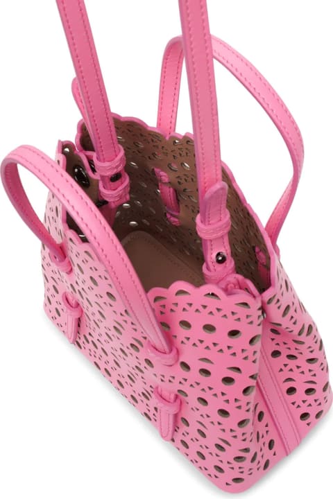 Alaia Pink Mina 16 Micro Bag | italist