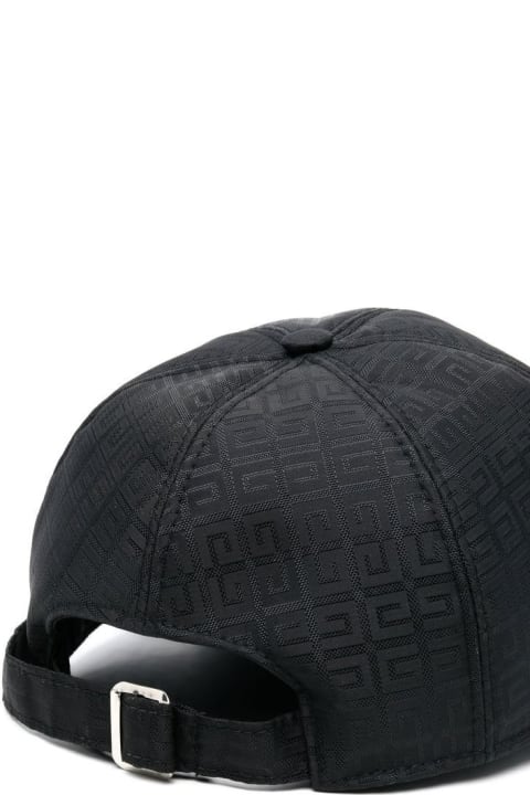 Kids Black Baseball Hat With 4g Motif
