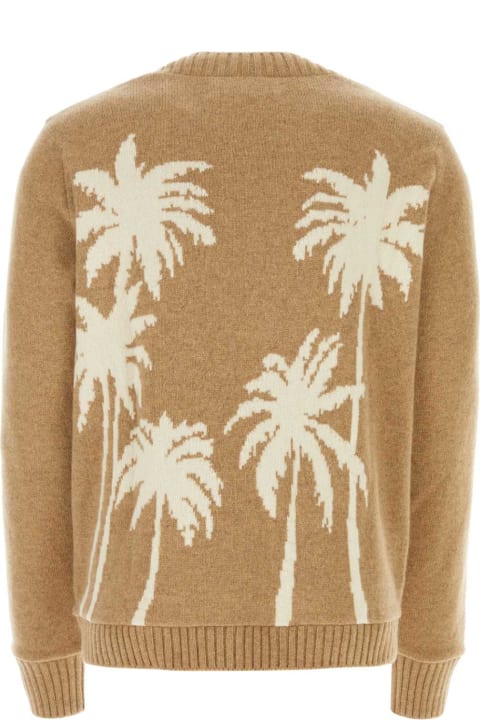 The Elder Statesman Sweaters for Men The Elder Statesman Biscuit Cashmere Sweater