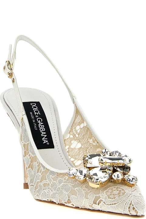 High-Heeled Shoes for Women Dolce & Gabbana 'rainbow Lace' Slingback