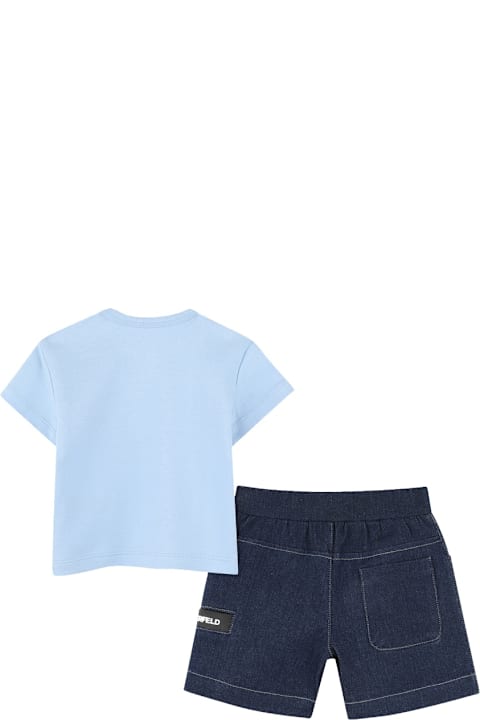Karl Lagerfeld Suits for Boys Karl Lagerfeld T-shirt Set With Bermuda Shorts