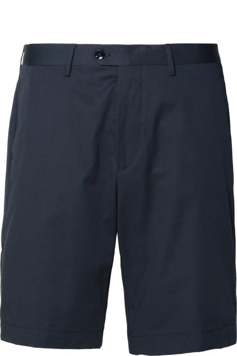 Etro Men Etro Navy Cotton Bermuda Shorts