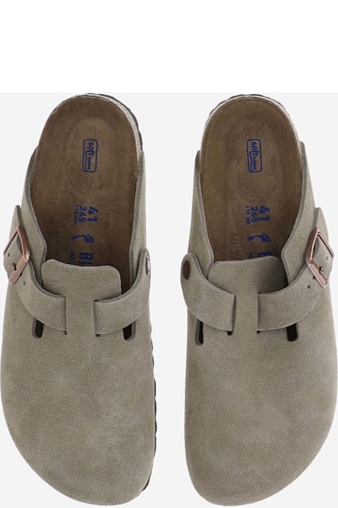 Birkenstock Boston Suede Sabot