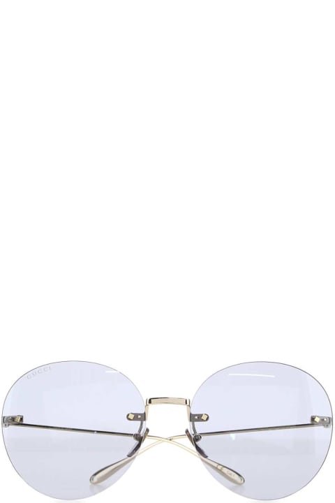 Gucci Accessories for Women Gucci Gold Metal Sunglasses