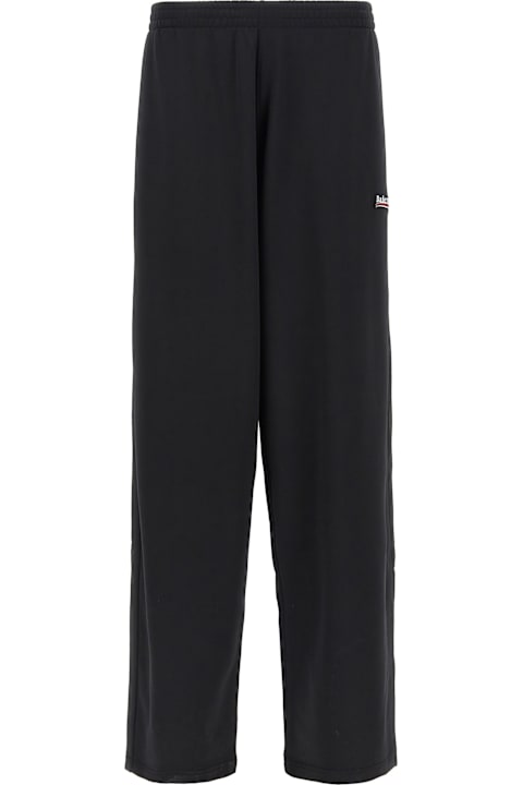 سراويل لـ القسم الرجالي Balenciaga Logo Embroidery Joggers