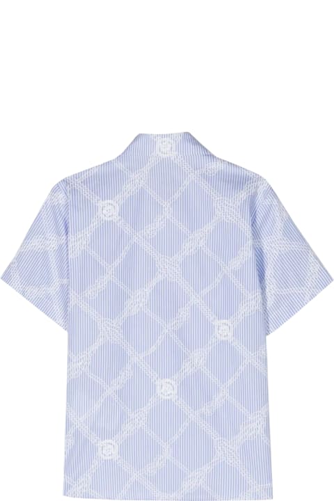 Shirts for Boys Versace Nautical Medusa Shirt