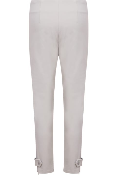 ウィメンズ新着アイテム Moncler White Mid-rise Trousers