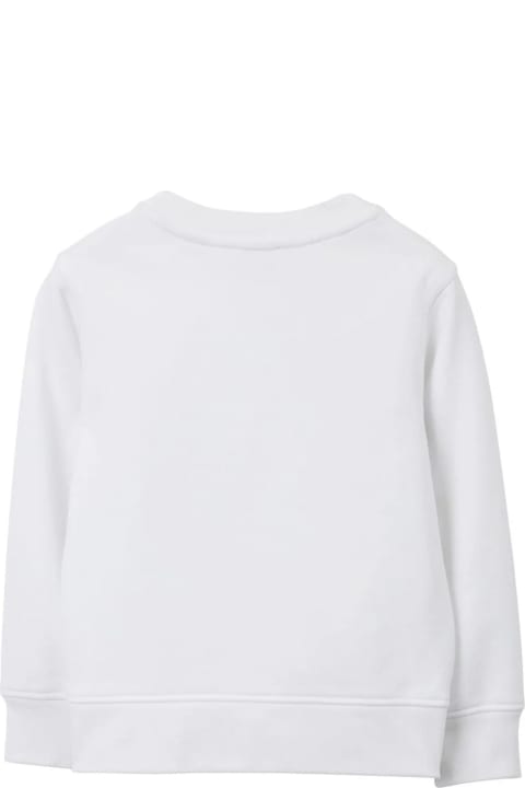 Burberry for Boys Burberry White Cotton Sweatshirt