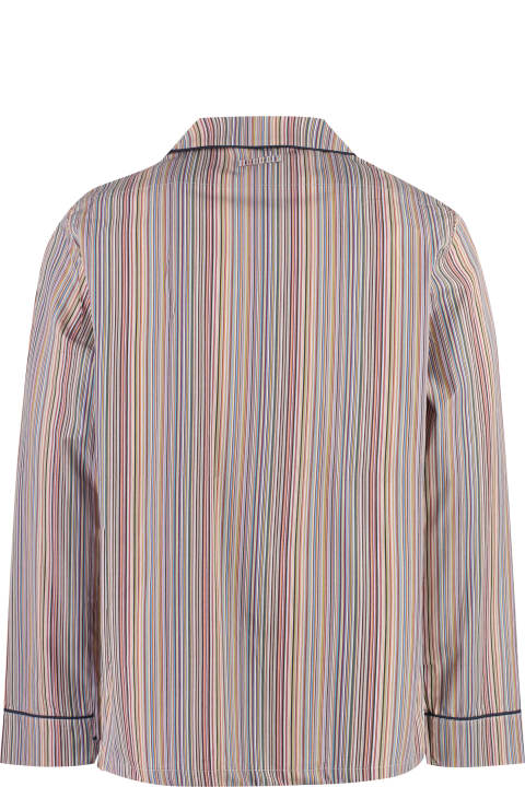 PS by Paul Smith Coats & Jackets for Men PS by Paul Smith Striped Cotton Pyjamas Pajama