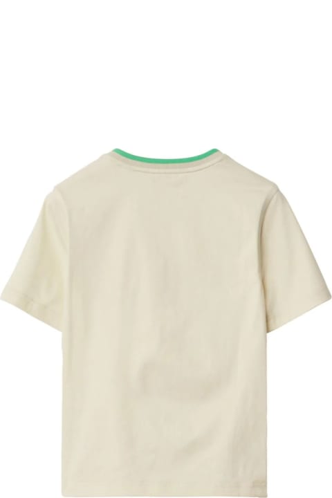 Burberryのボーイズ Burberry Burberry Kids T-shirts And Polos Beige
