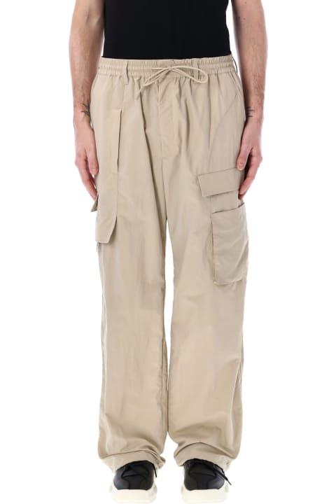 Y-3 Pants for Men Y-3 Crinkle Nylon Cargo Pants
