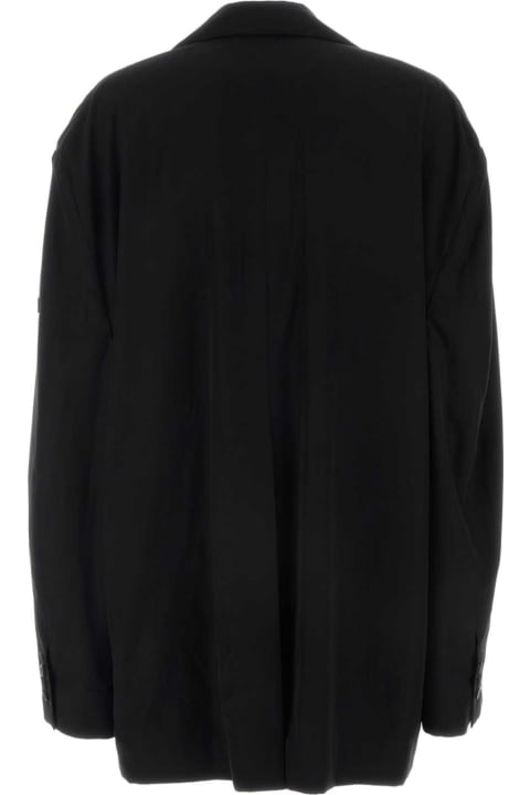 Homeware Balenciaga Black Jersey Oversize Blazer