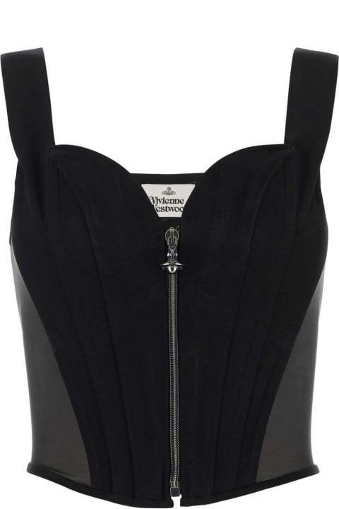 Vivienne Westwood Topwear for Women Vivienne Westwood Zip-up Corset Top