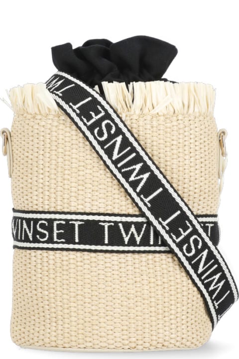 Fashion for Girls TwinSet Rafia Bucket Bag