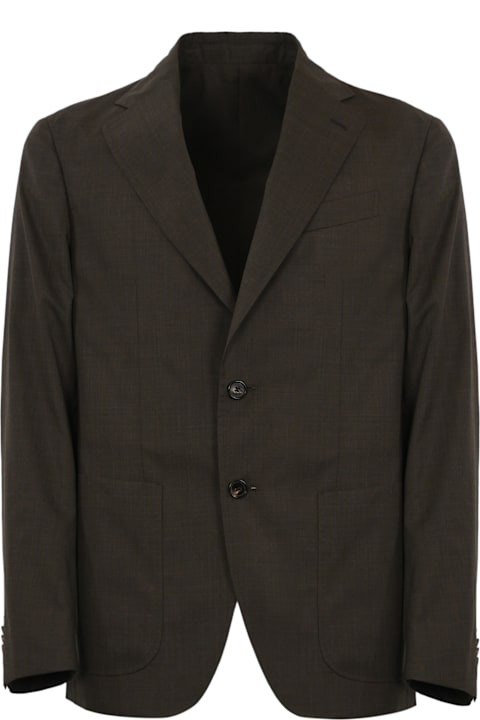 Caruso Clothing for Men Caruso Butterfly Jacket In Wool And Silk