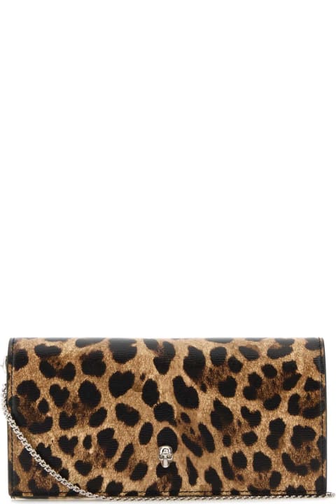 Alexander McQueen Accessories for Women Alexander McQueen Printed Leather Wallet