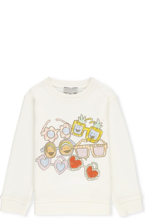 Stella McCartney Topwear for Girls Stella McCartney Cotton Sweatshirt With Print