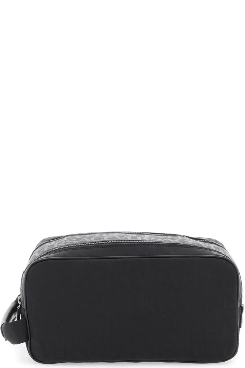 メンズ バッグのセール Versace Nylon Wash Bag