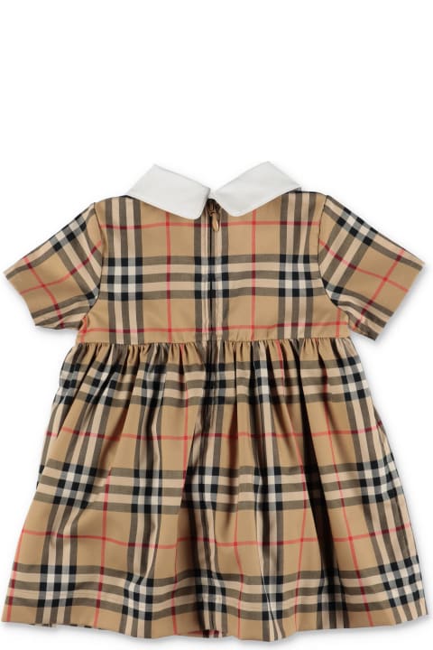 Burberry Dresses for Baby Girls Burberry Burberry Abito E Coulotte Check Geraldine In Popeline Di Cotone Baby Girl