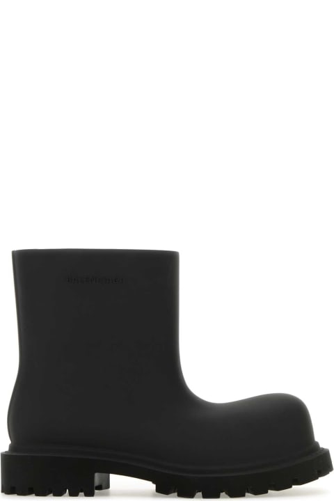 Fashion for Men Balenciaga Black Eva Steroid Ankle Boots