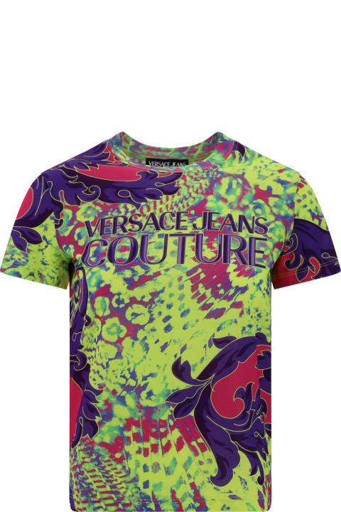 Versace Jeans Couture Topwear for Women Versace Jeans Couture Logo Print Regular T-shirt