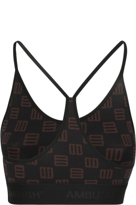 AMBUSH Underwear & Nightwear for Women AMBUSH Monogram-print Bra Top