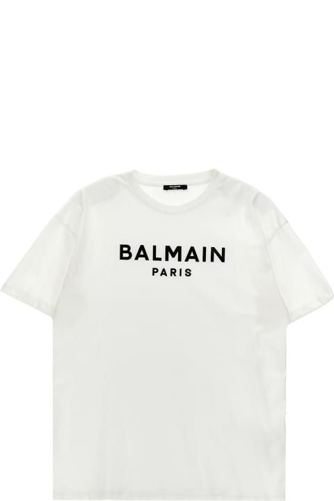 Balmain Topwear for Boys Balmain Logo T-shirt